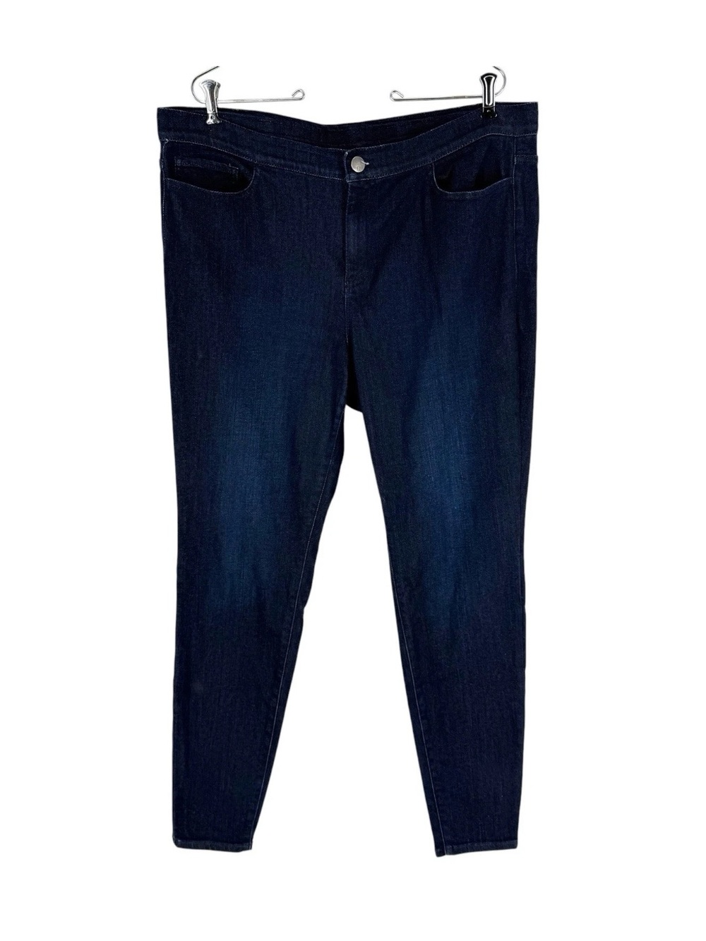 J Jill Denim Legging Jeans Womens Size 16 Tall Dark Wash Stretch Denim 31in